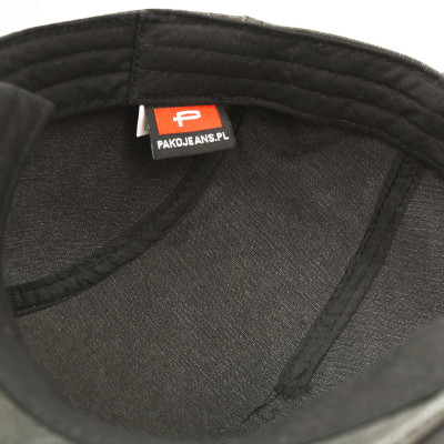 KASZKIET męski JEANSOWY bawełniany na lato CZARNY vintage - Pakojeans.pl