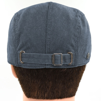 KASZKIET męski JEANSOWY bawełniany na lato GRANATOWY vintage - Pakojeans.pl