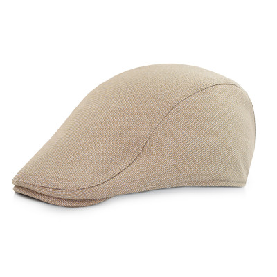 KASZKIET Męski na Lato Czapka w Krateczkę Casual BEŻOWY Pako Jeans