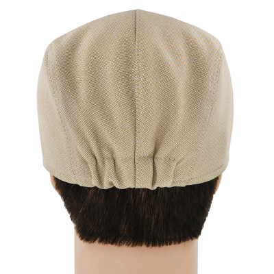 KASZKIET Męski na Lato Czapka w Krateczkę Casual BEŻOWY Pako Jeans