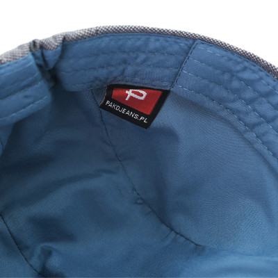 KASZKIET Męski na Lato Czapka w Krateczkę Casual GRANATOWY Pako Jeans