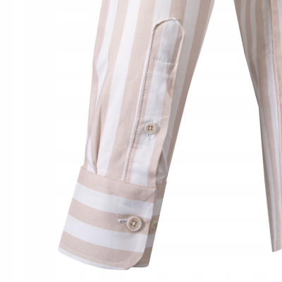 KOSZULA Męska z Długim Rękawem TIZA Bawełniana z WISKOZĄ Slim Fit Pako Jeans - Pakojeans.pl