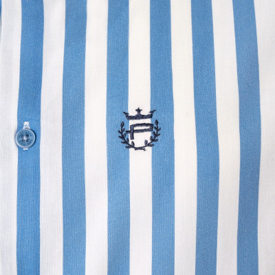 KOSZULA Męska z Długim Rękawem TIZA Bawełniana z WISKOZĄ Slim Fit Pako Jeans - Pakojeans.pl