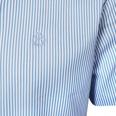 KOSZULA Męska z Krótkim Rękawem AKAI Bawełniana z WISKOZĄ Slim Fit Pako Jeans - Pakojeans.pl