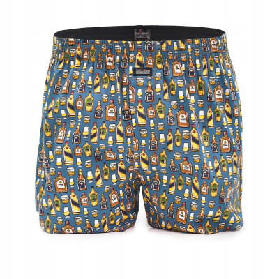 PIŻAMA Męska BAWEŁNIANA Zestaw T-shirt Krótki Rękaw i Szorty Pako Jeans - Pakojeans.pl