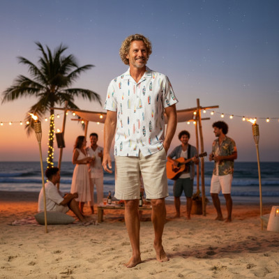 KOSZULA Męska z Krótkim Rękawem UGAT Bawełniana z WISKOZĄ Regular Fit Pako Jeans - Pakojeans.pl