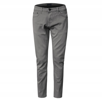 SPODNIE Męskie TWILLOWE Bawełniane PERS SZARE Regular Pako Jeans - Pakojeans.pl