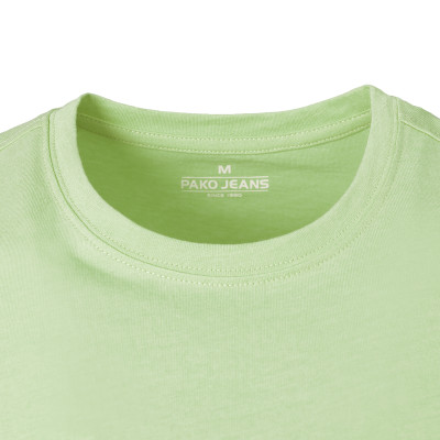 T-SHIRT Męski Koszulka ZIELONA Bawełniana BADOS Pako Jeans - Pakojeans.pl