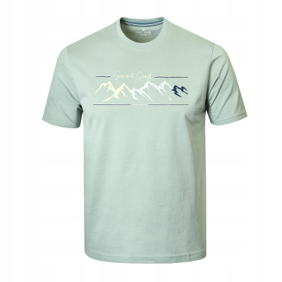 T-SHIRT Męski Koszulka z Nadrukiem MIĘTOWA Bawełniana ROCK Pako Jeans