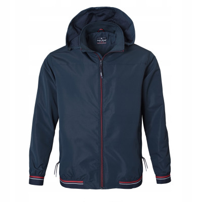 KURTKA Męska Przejściowa WODOODPORNA z Kapturem RELAND GRANATOWA Pako Jeans - Pakojeans.pl