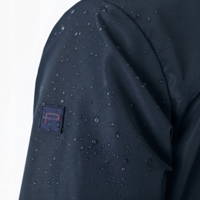 KURTKA Męska Przejściowa WODOODPORNA z Kapturem RELAND GRANATOWA Pako Jeans - Pakojeans.pl