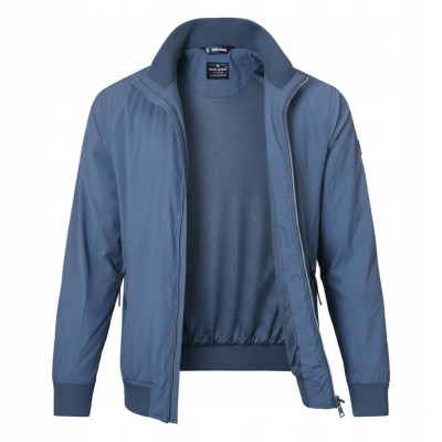 KURTKA Męska Przejściowa WODOODPORNA bez Kaptura CALUM NIEBIESKA Pako Jeans - Pakojeans.pl