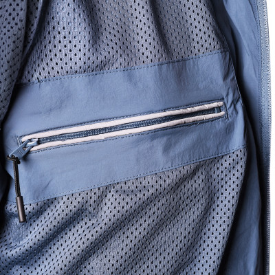 KURTKA Męska Przejściowa WODOODPORNA bez Kaptura CALUM NIEBIESKA Pako Jeans - Pakojeans.pl