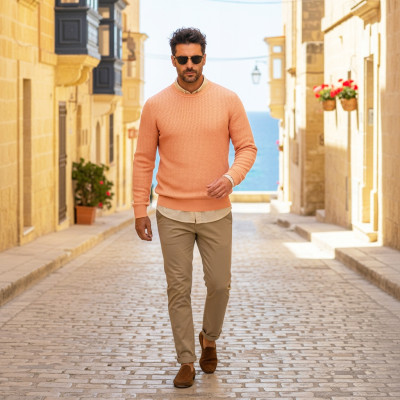 Elegancki zestaw prezentowy dla mężczyzny - koszula i sweter Pako Jeans - Pakojeans.pl