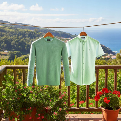 Elegancki zestaw prezentowy dla mężczyzny - koszula i sweter Pako Jeans - Pakojeans.pl