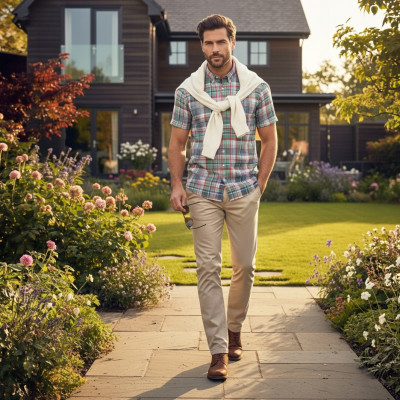 Elegancki zestaw prezentowy dla mężczyzny - koszula i sweter Pako Jeans - Pakojeans.pl