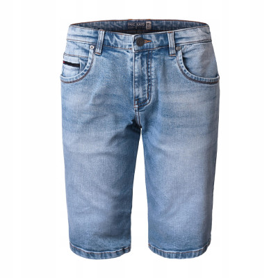 SPODENKI Jeansowe Męskie Krótkie Szorty Denim OMARI BŁĘKITNE Pako Jeans - Pakojeans.pl