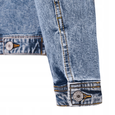 KURTKA JEANSOWA Przejściowa Męska Katana JACOB NIEBIESKA Pako Jeans - Pakojeans.pl