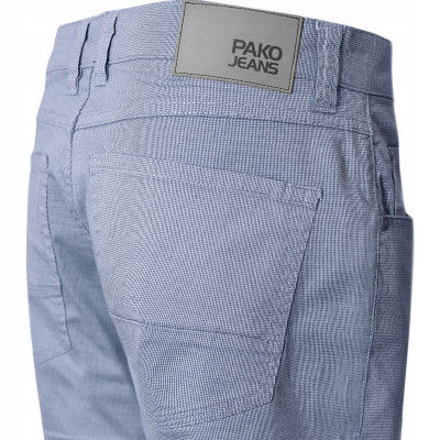 SPODNIE Męskie CASUAL Bawełniane ODER NIEBIESKIE Regular Pako Jeans - Pakojeans.pl