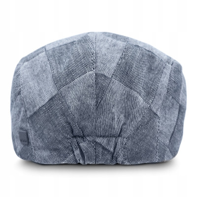 KASZKIET Męski Bawełniany Letni Modna Czapka Premium NIEBIESKI Pako Jeans - Pakojeans.pl