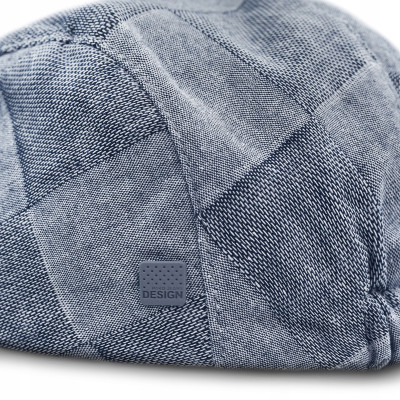 KASZKIET Męski Bawełniany Letni Modna Czapka Premium NIEBIESKI Pako Jeans - Pakojeans.pl