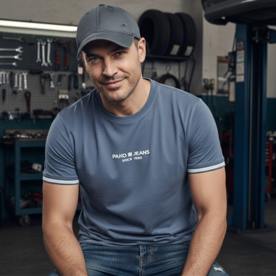 CZAPKA z Daszkiem Bejsbolówka Męska Damska Bawełniana GRANATOWA Pako Jeans - Pakojeans.pl