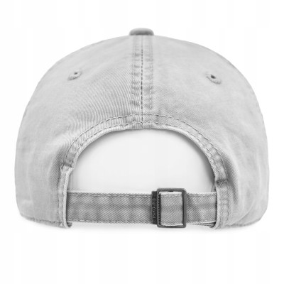 CZAPKA z Daszkiem Bejsbolówka Męska Damska Bawełniana JASNOSZARA Pako Jeans - Pakojeans.pl