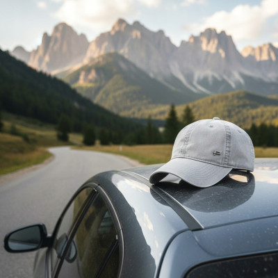 CZAPKA z Daszkiem Bejsbolówka Męska Damska Bawełniana JASNOSZARA Pako Jeans - Pakojeans.pl