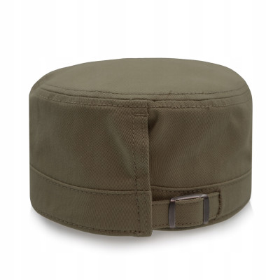 PATROLÓWKA Męska Czapka z Daszkiem Bawełniana ZIELONA KHAKI Pako Jeans - Pakojeans.pl