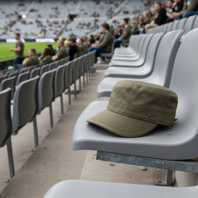 PATROLÓWKA Męska Czapka z Daszkiem Bawełniana ZIELONA KHAKI Pako Jeans - Pakojeans.pl