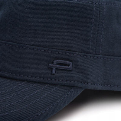 PATROLÓWKA Męska Czapka z Daszkiem Bawełniana GRANATOWA Pako Jeans - Pakojeans.pl