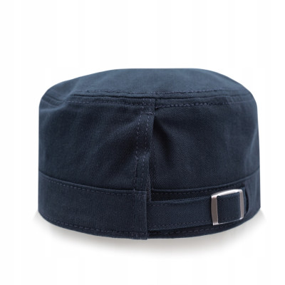 PATROLÓWKA Męska Czapka z Daszkiem Bawełniana GRANATOWA Pako Jeans - Pakojeans.pl