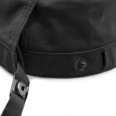 PATROLÓWKA Męska Czapka z Daszkiem Bawełniana CZARNA Pako Jeans - Pakojeans.pl