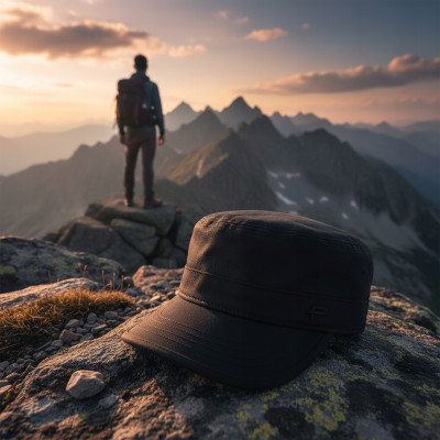PATROLÓWKA Męska Czapka z Daszkiem Bawełniana CZARNA Pako Jeans - Pakojeans.pl