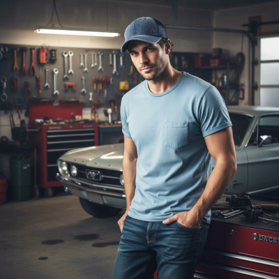 CZAPKA z Daszkiem Bejsbolówka z Siatką Bawełniana GRANATOWA Pako Jeans - Pakojeans.pl