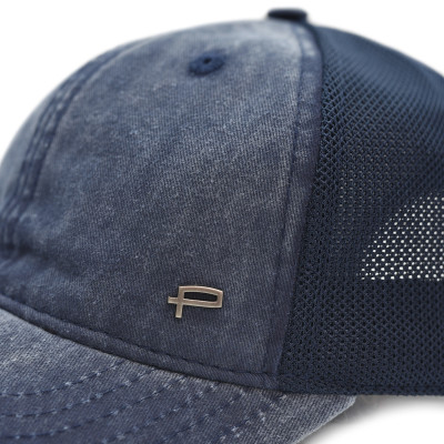 CZAPKA z Daszkiem Bejsbolówka z Siatką Bawełniana GRANATOWA Pako Jeans - Pakojeans.pl