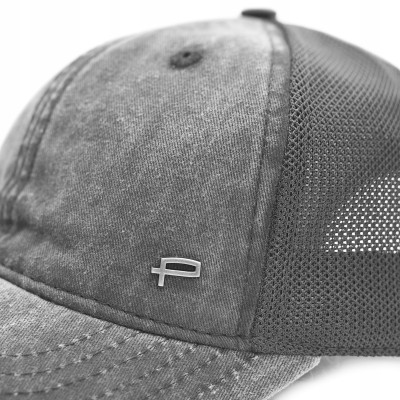 CZAPKA z Daszkiem Bejsbolówka z Siatką Bawełniana SZARA Pako Jeans - Pakojeans.pl