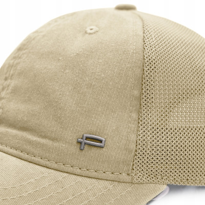CZAPKA z Daszkiem Bejsbolówka z Siatką Bawełniana BEŻOWA Pako Jeans - Pakojeans.pl
