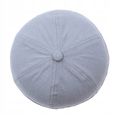 Czapka DOKERKA Krótka Leonka Bez Daszka Bawełniana STALOWA Pako Jeans - Pakojeans.pl