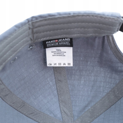 Czapka DOKERKA Krótka Leonka Bez Daszka Bawełniana STALOWA Pako Jeans - Pakojeans.pl
