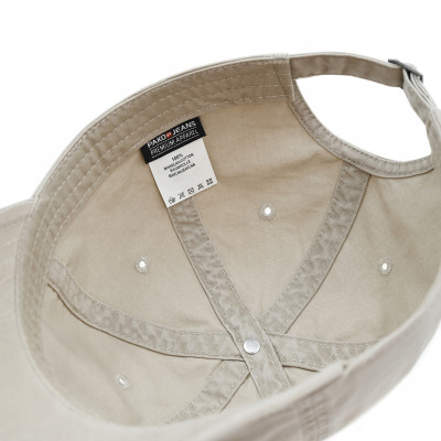 CZAPKA z Daszkiem Bejsbolówka Męska Damska Bawełniana BEŻOWA Pako Jeans - Pakojeans.pl