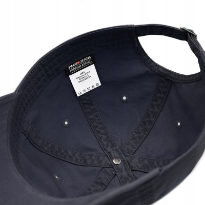 CZAPKA z Daszkiem Bejsbolówka Męska Damska Bawełniana GRANATOWA Pako Jeans - Pakojeans.pl