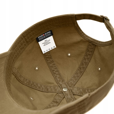 CZAPKA z Daszkiem Bejsbolówka Męska Damska Bawełniana KHAKI Pako Jeans - Pakojeans.pl
