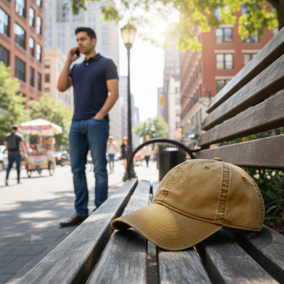 CZAPKA z Daszkiem Bejsbolówka Męska Damska Bawełniana KHAKI Pako Jeans - Pakojeans.pl