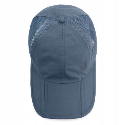 CZAPKA z Daszkiem z Siatką Przewiewna GRANATOWA Składany Daszek Pako Jeans - Pakojeans.pl
