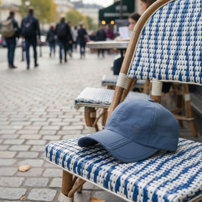 CZAPKA z Daszkiem z Siatką Przewiewna GRANATOWA Składany Daszek Pako Jeans - Pakojeans.pl