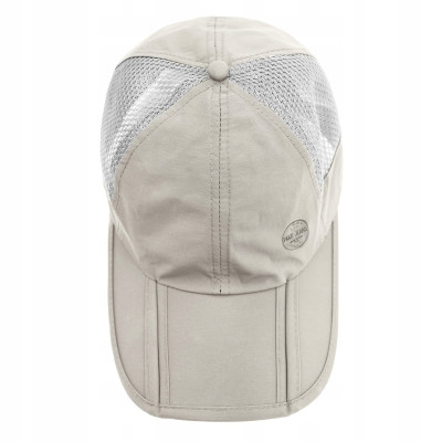 CZAPKA z Daszkiem z Siatką Przewiewna POPIELATA Składany Daszek Pako Jeans - Pakojeans.pl