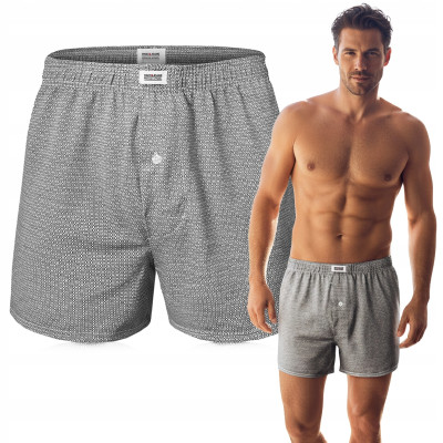 BOKSERKI Luźne Męskie Elastyczne Komfortowe Bawełniana Piżama Pako Jeans - Pakojeans.pl