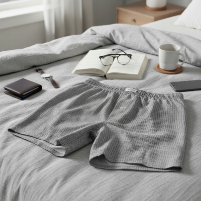 BOKSERKI Luźne Męskie Elastyczne Komfortowe Bawełniana Piżama Pako Jeans - Pakojeans.pl