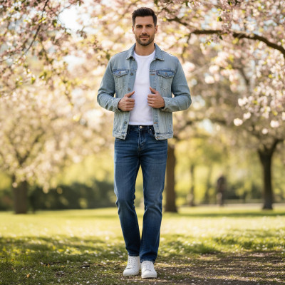 Spodnie Męskie Jeansy Elastyczne MARK Comfort Fit Pako Jeans - Pakojeans.pl